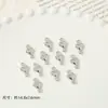 Colgante de mariposa dorada en forma de corazón transfronterizo, kit DIY para collar, pulsera, cadena de teléfono, colgante, materiales de accesorios hechos a mano