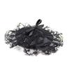 Patrón de pasta de encaje para el pecho al por mayor de cabello sexy Pasta de Mimi sexy usada muchas veces pasta de pecho con lazo negro