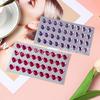 36 Pedrería Acrílica Plana de 12 mm en Forma de Corazón para Decoración de Álbumes de Fotos DIY para Niños