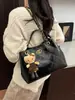 Bolso de Cadena de Moda y Sencillo para Mujer Otoño e Invierno 2025 Nuevo Bolso Cruzado de Hombro Casual Bolso Cubo de Moda para el Trabajo