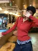 Cárdigan de punto con solapa de otoño para mujer, abrigo exterior, capa interior, suéter, top de nuevo estilo de invierno