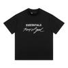 Camiseta informal de algodón de manga corta para hombre y mujer con la letra FOG de FEAR OF GOD ESSENTIALS