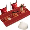 2026 Novo Modelo Tapete de Mesa de Centro Vermelho de Ano Novo Toalha de Mesa para Sala de Estar Tapete de Proteção de Mesa Lavável à Prova de Óleo à Prova d'Água Festivo