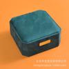 Nueva caja de joyería octogonal de franela, caja de embalaje para joyas, caja para colgantes, collares, pulseras y anillos, venta al por mayor