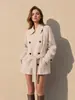 Abrigo de Lana Doble Cara Otoño/Invierno 2026 Talla Petite Abrigo Chaqueta de Lana de Doble Botonadura 100% Cachemir