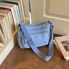 Bolso Cuadrado Pequeño Casual de Gran Capacidad con Múltiples Bolsillos Estilo Coreano Versátil Elegante Mochila de Hombro Única para Viaje Bolso Cruzado para Compras