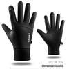 Luvas acolchoadas de veludo Luo Kou quentes de inverno masculino transfronteiriço equitação tela sensível ao toque à prova d'água à prova d'água luvas de condução de esportes ao ar livre