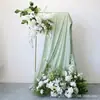 2026 Nueva Serie Blanca Accesorios de Flores para Bodas Juego de Decoración de Boda Materiales de Flores Color Claro Blanco Roto Arreglo Floral Artificial para Bodas