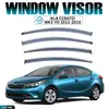 Adequado para Versão Internacional do Kia Cerato Duas e Três Portas Defletor de Chuva para Janela Defletor de Janela Cerato