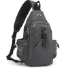 Bolso de Pecho Deportivo de Moda Versátil de Hombro Único para Mujer Gran Capacidad Casual Multicapa Cruzado Pequeño Bolso de Viaje para el Trayecto