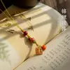 Nueva Correa para Teléfono Estilo Chino Colgante para Teléfono Llavero Colgante Pequeño Colgante para Bolso Estilo Chino Sensación de Alta Gama Adornos Culturales y Creativos