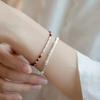 Pulsera de Hilo Rojo Ajustable al por Mayor con Nudo de Bambú y Cuentas de Amuleto de la Suerte, Cuerda Tejida Hecha a Mano, Unisex