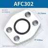 Placa ciega con brida hidráulica AFC Acero al carbono Placa ciega con brida dividida SAE JB/ZQ4187-97 Sello de ranura para junta tórica