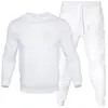 Roupa Masculina Exportação Transfronteiriça Moletom com Gola Redonda e Calça Conjunto de Duas Peças Inverno Veludo Casual Esportivo Tendência Jovem