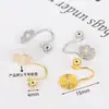 Convertidor de Clip para Oreja, Pendientes de Clip para Oreja sin Perforar, Accesorios para Joyería DIY, Pendientes Invisibles de Clip para Bobina de Mosquito Personalización