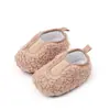 Zapatos nuevos para bebé de primavera y otoño, zapatos de felpa cálidos para bebé, zapatos casuales antideslizantes para niño pequeño de 0 a 2 años