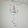 Sino de Vento Criativo Estilo Oceano Transfronteiriço Barco Decoração de Velheiro para Casa Modelo de Velheiro de Madeira Barco Pequeno de Madeira Pingente Aéreo