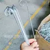Suporte de Placa para Planta com Flor, Gancho Suporte Prendedor de Folha de Monstera, Gancho de Pastor Gancho de Solo para Jardim
