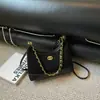 Bolsa de ombro acolchoada com corrente estilo Chanel para mulheres 2026 novo modelo transfronteiriço bolsa de ombro única bolsa transversal bolsa de bolinho versátil