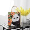 Nova bolsa de mão estampada de panda edição limitada bolsa de feltro de desenho animado fofa presente requintado conveniente grande capacidade feltro