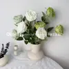 Rosa Simulação Floyd Rose Simulação Buquê Flor Pequena Alto Padrão Realista Atravessar Fronteiras Atacado Flores Artificiais