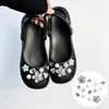 Mariposa Rosa Rosa Adecuado para Ballet Crocs Accesorios DIY Decoración de Zapato con Pedrería de Mariposa de Alto Grado Hebilla de Zapato Desmontable Venta al por Mayor
