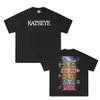 Camiseta do Grupo Feminino Coreano Katseye Nova Camiseta Estilo Quadrinhos Moda Casual de Verão Multiuso Alta Qualidade Gola Redonda