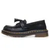 Mocassins Vermelhos com Franjas Crazy Horse para Mulheres, Sapatos Pequenos de Couro Genuíno de Cano Baixo, Couro de Primeira Camada, Estilo Britânico, Sapatos Casuais da Moda com Bico Redondo para Estudantes
