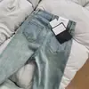 Elegantes jeans acampanados de color claro para mujer, nuevos pantalones acampanados elásticos de tiro alto para verano, adelgazantes, doble botón, para figuras petite