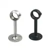 Suporte de tubo de flange passante em aço inoxidável, 25x100mm, para toalheiros, varões de cozinha, varões de cortina e varões de cortina de chuveiro