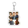 Llavero Acrílico Stranger Things Club del Hacha Eddie Merchandising de Película Colgante de Apoyo Venta al por Mayor Transfronteriza