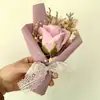 Al por mayor con regalo de mano mini-estrella ramo de flores secas caja de regalo con ramo pequeño de flor de jabón ramo inmortalizado