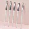 Set de Brochas de Maquillaje para Ojos con Forma de Diamante de 5 Piezas Transfronterizo, Brocha para Sombras de Ojos, Brocha para Difuminar, Brocha para Cejas, Brocha de Detalle, Herramientas de Belleza Portátiles