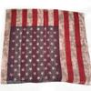 Bandera Americana Retro Nuevo Estampado de Voile Bufanda Bandera Bufanda Casual para Mujer Fabricante Mayorista