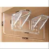 Parches Adhesivos de Repuesto para Estante de Almacenamiento, Pegatinas de Pared Transparentes Fuertes, Ganchos Sin Rastro, Accesorios de Montaje en Pared Sin Taladro