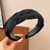 Faixa de Cabelo de Tricô Maillard Outono Inverno para Mulheres 2026 Novo Estilo Diário ao Ar Livre Presilha de Cabelo Faixa de Cabelo de Borda Larga de Alta Qualidade Acessórios de Cabelo