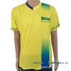 V-colar de poliéster camisa publicitária puro branco sublimação impressão comércio exterior promoção T-shirt para mapear processamento de design manuscrito