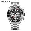 MEGIR MEGIR 2023 nuevo correa de acero banda de silicona Reloj deportivo luminoso para hombres de negocios transfronterizo 2226