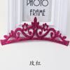 Accesorios de joyería para el cabello para niños, diadema, corona única, polvo fino, directo de fábrica