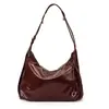 Bolso Tote de Piel Suave con Superficie Brillante Transfronterizo para Mujer Gran Capacidad Nuevo Estilo 2026 Tacto de Alta Gama Bolso de Hombro Único y para Debajo del Brazo Versátil Bolso para Viajes Diarios