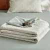 2026 Nuevo Modelo Colcha de Verano Jacquard de Hilo Teñido 100% Algodón, Colcha Refrescante de Verano, Colcha para Aire Acondicionado