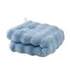 Toalha Quadrada de Veludo Coral Bolha Super Absorvente Toalha de Mão Pendurada Toalha Fofa Toalha de Lavar Rosto Loja de Departamento Atacado