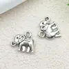 Accesorios de joyería diy aleación gato mariposa unicornio delfín tortuga colgante collar llavero ventas directas de fábrica