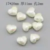 Perlas Imitación Perla Acrílicas Color AB Transparente Facetadas Gloriosas Corazón de Melocotón Corazón Perforado Perlas Accesorios para Joyería DIY