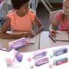 Grupo de Chicas Cazadoras Transfronterizas En Stock Estuche Arcoíris Brillante Estuche Brillante Papelería para Estudiantes Almacenamiento Bolsita para Lápices