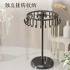 Soporte de Exhibición para Joyería, Soporte para Puesto de Mercado Nocturno, Exhibidor Giratorio para Tienda de Joyería, Colgador para Pendientes, Collares, Pulseras, Estante de Exhibición