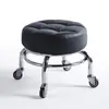 Taburete pequeño con ruedas, taburete bajo, taburete de rodaje silencioso, taburete para caminar para niños, taburete de manicura, taburete de pedicura, taburete para cambiarse de zapatos, herramienta para el cuidado infantil