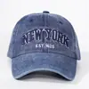 Gorra de béisbol de moda transfronteriza europea y americana, simple, personalizada con letras, para hombre y mujer, protección solar para exteriores, gorra con visera para deportes y ocio