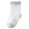 Calcetines de Verano Finos Hasta la Mitad de la Pantorrilla para Bebé 2026 Calcetines de Algodón para Recién Nacido Calcetines de Malla Transpirables para Niños Sueltos Que No Aprietan las Piernas