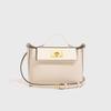 Couro Genuíno 2424Mini Bolsa Kelly Ombro Único Transversal Bolsa de Grande Capacidade Bolsa Casual Dumpling Bolsa de Mão Bolsa de Moda Feminina